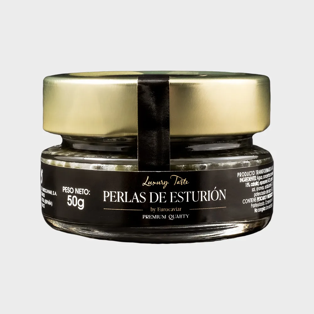 Perlas de Esturión bote