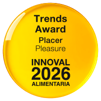 SELLO PREMIO INNOVAL TRENDS AWARD PLEASURE 2026 LINGOTE DE MAR