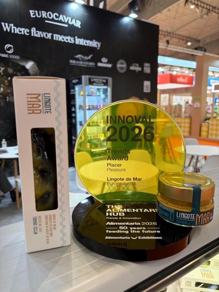 Eurocaviar, Premio Innoval 2026 en Alimentaria con Lingote de Mar