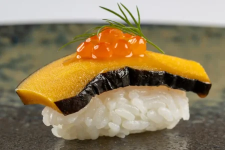 Receta ECV Niguiri de Lingote de Mar e ikura